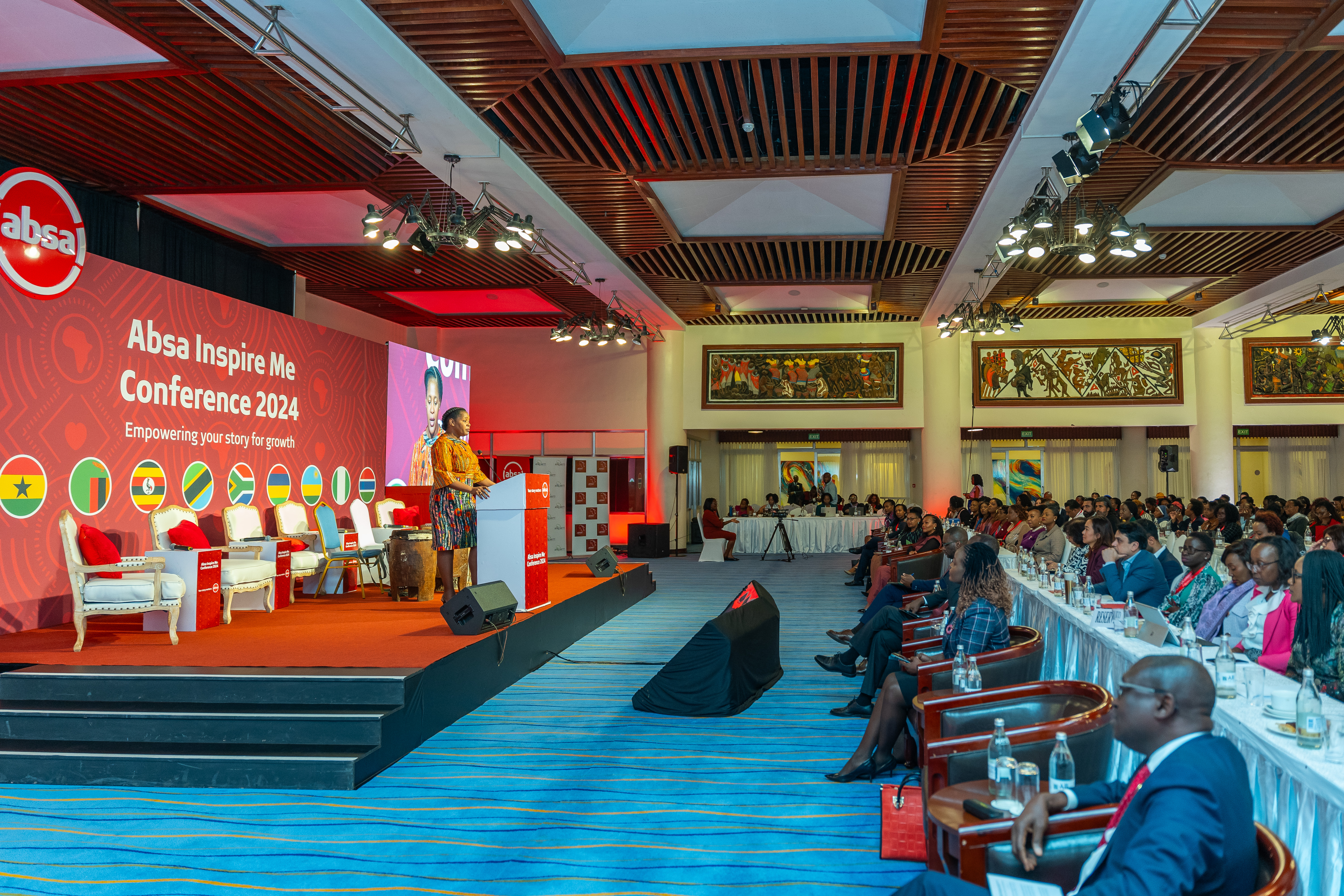 People gathered together during an event